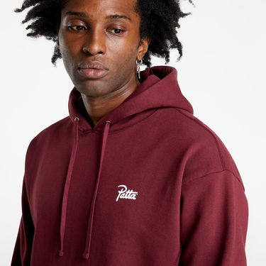 Sweatshirt Patta Basic Hooded Sweater Bourgogne | POC-BC-HS-018, 4