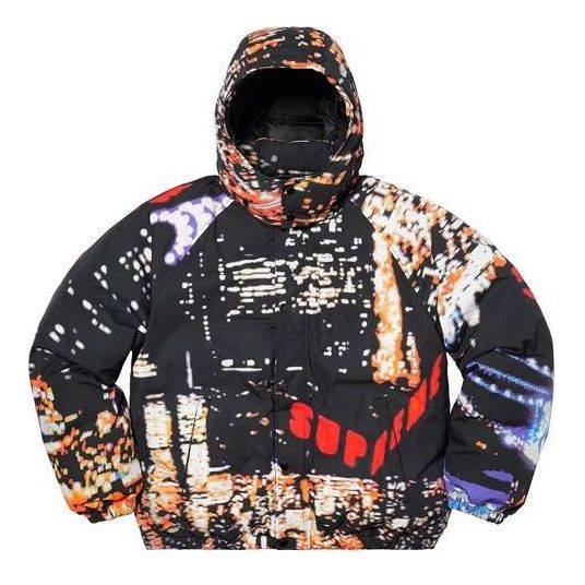 Pufferjacka Supreme City Lights Puffy Jacket Flerfärgad | SUP-SS20-355, 0