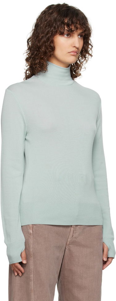 Sweater LEMAIRE Lemaire Seamless Turtleneck Sweater Grön | TO1280 LK1032, 3