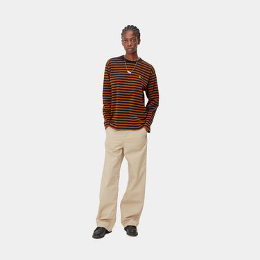 Byxor Carhartt WIP Simple Pant "Wall Rinsed" Beige | I031562_G1_02, 4