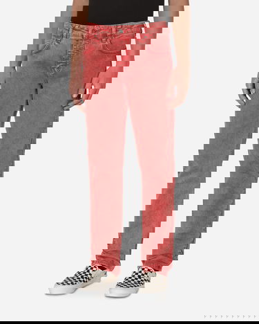 Jeans GUESS Straight Denim Pants Orange | M2BG37D4SK0 F31Q, 3