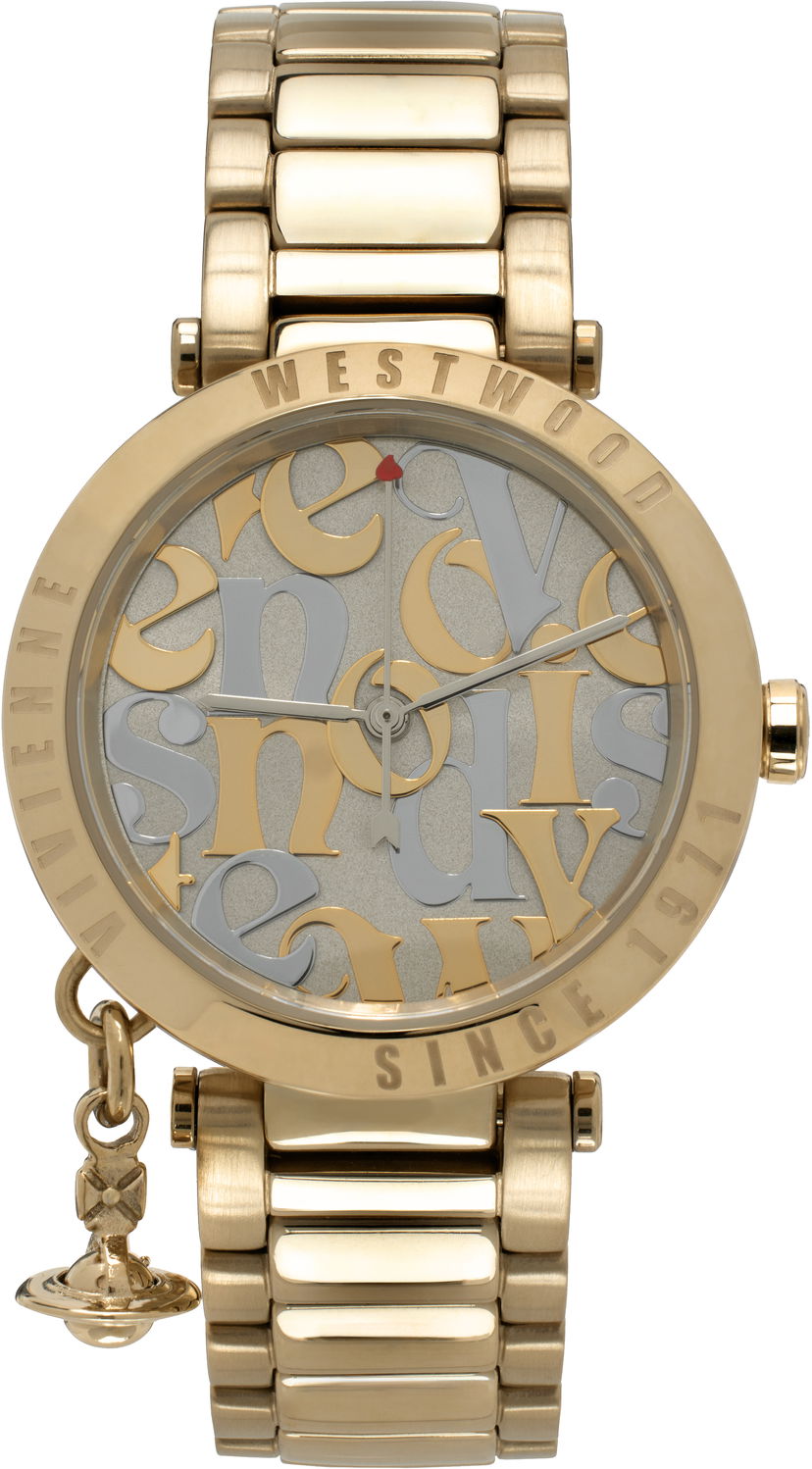 Klocka Vivienne Westwood Orb Logomania Watch Metallisk | VV315LWGGD