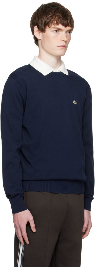 Sweater Lacoste Navy Crewneck Sweater Mörkblå | AH1985_166, 4