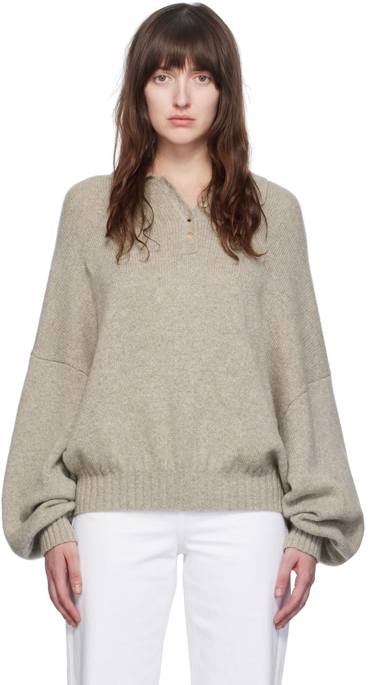 Sweater Khaite The Rene Sweater Beige | 9615615, 0