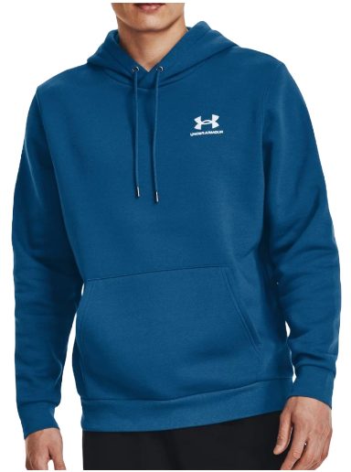 Sweatshirt Under Armour Essential Fleece Hoodie Blå | 1373880-426