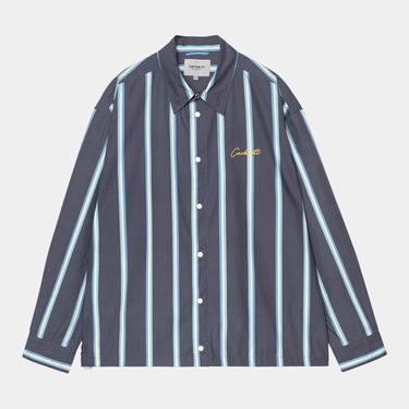 Skjorta Carhartt WIP L/S Striped Todd Shirt Flerfärgad | A252018_9, 0