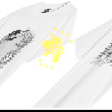 T-shirt Brain Dead Brain Dead Euphoria Graphic T-Shirt, Size Large Vit | BDF25T0O0046-WHT, 1