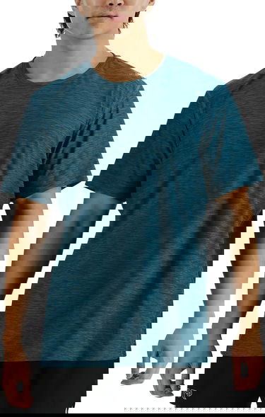 T-shirt TYR DEEP TEAL HEATHER T-Shirt Blå | mptso3a-975, 0