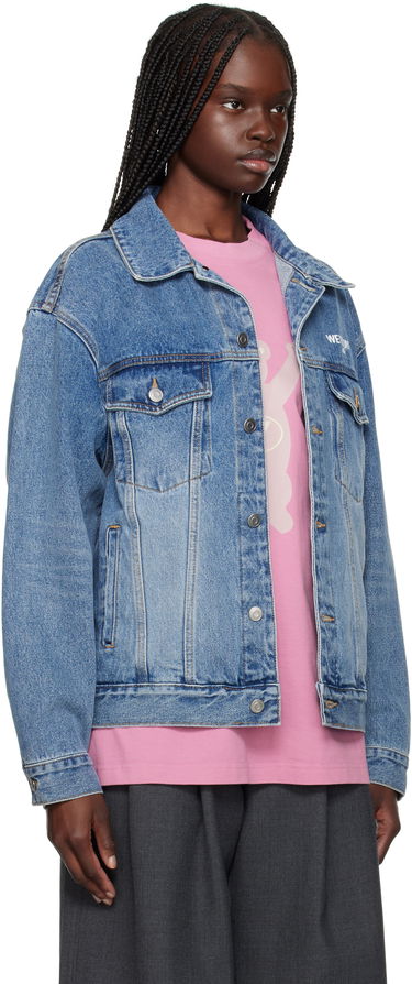 Jacka We11done We11done Faded Denim Jacket Blå | WD-DJ1-23-913-U-BL, 4