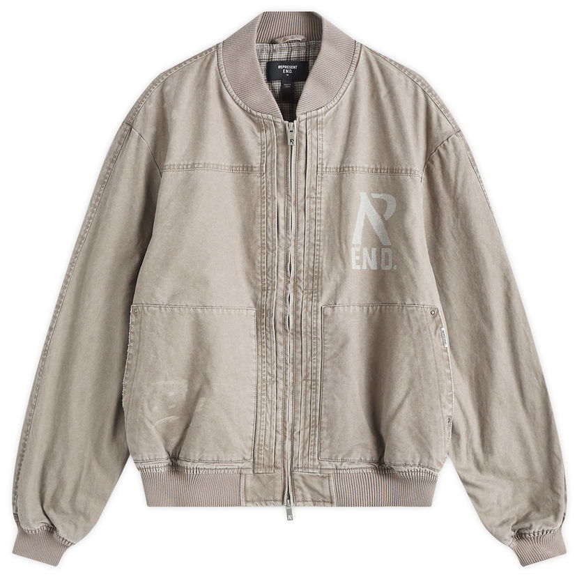 Bomberjacka Represent Clo Utility Bomber Jacket Beige | MLM11508-009