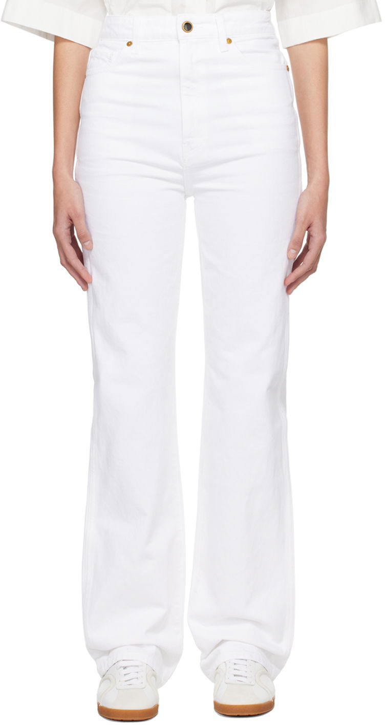 Jeans Khaite The Danielle Jeans Vit | 1032913100