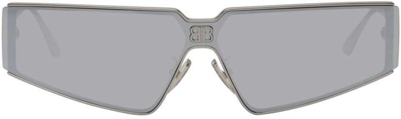 Solglasögon Balenciaga Shield 2.0 Sunglasses Metallisk | BB0192S-004