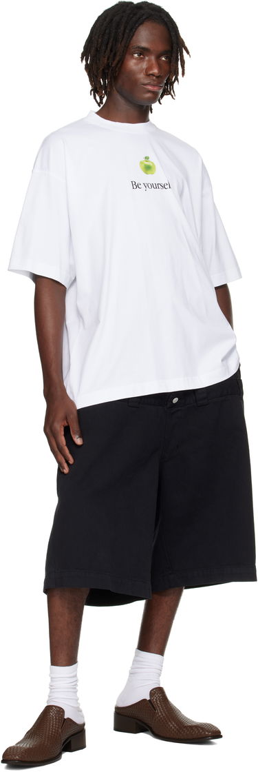 T-shirt VETEMENTS Vetements 'Be Yourself' Oversized T-Shirt Vit | UH76TR350W, 3