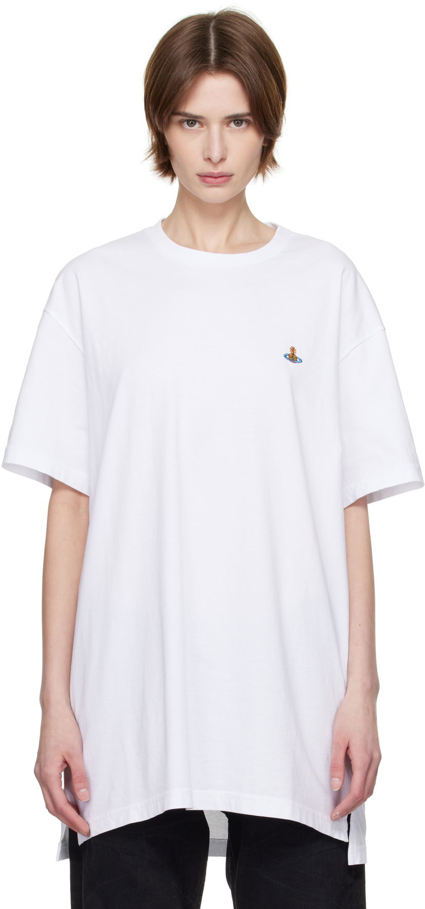 T-shirt Vivienne Westwood Vivienne Westwood Oversized T-Shirt Vit | 3G010036-J001M-