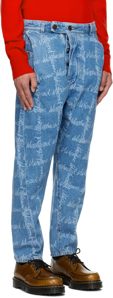 Jeans Vivienne Westwood Vivienne Westwood Drunken Print Jeans Blå | 3902000X-W014I-, 1