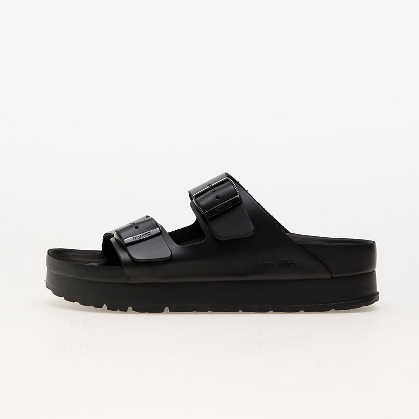 Sneakers och skor Birkenstock Arizona PAP Flex Platform Natural Leather Black W Svart | 1026918