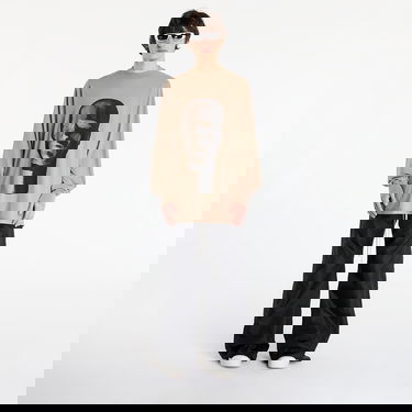 T-shirt Rick Owens Rick Owens DRKSHDW Jumbo Long Sleeve T-Shirt Beige | DU02E7261 RNEP1 8809, 4