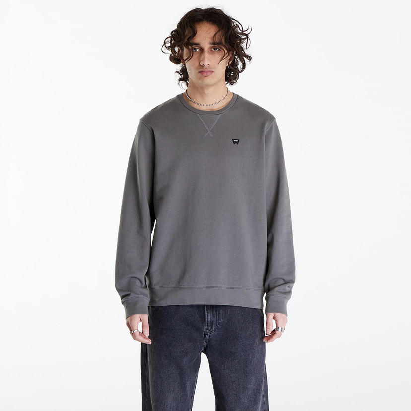 Sweatshirt Wrangler Sign Off Crew Multicolour Grå | 112350537