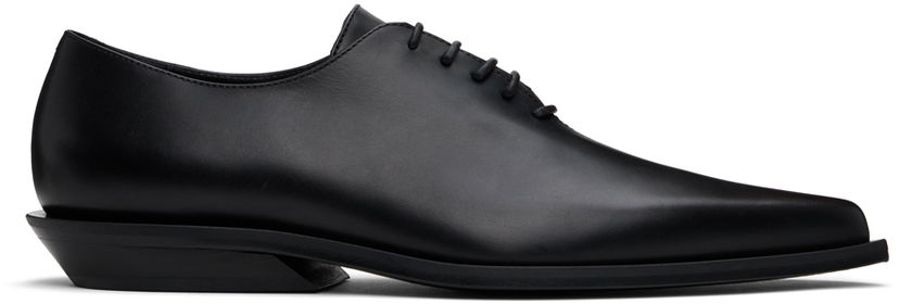 Tillbehör Ann Demeulemeester Ann Demeulemeester Mika Pointy Micro Heel Oxfords Svart | 2402-M-F06-LT131-099