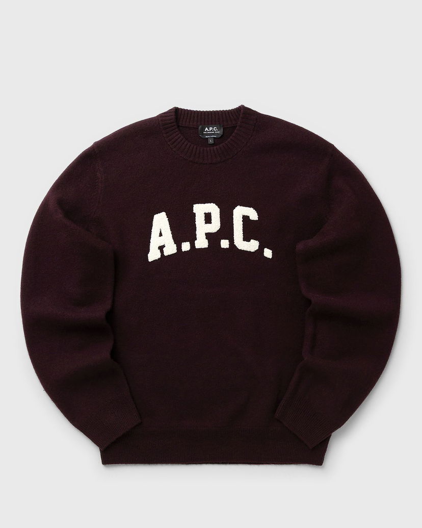 Sweater A.P.C. A.P.C. Jay Pullover Sweater Bourgogne | WVBDK-H23458-GAC