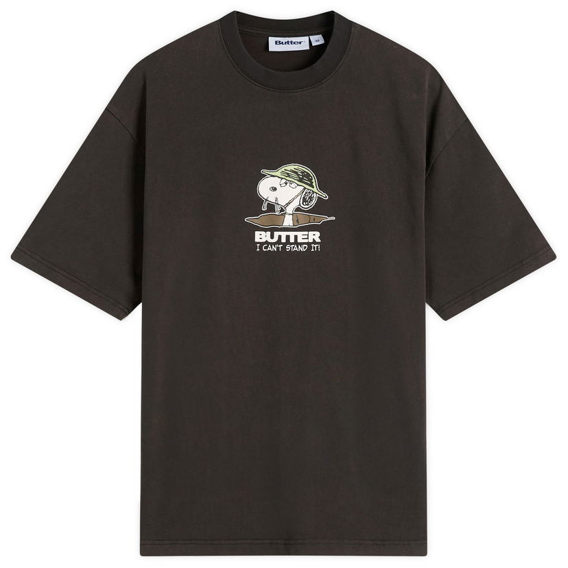 T-shirt Butter Goods Peanuts Can't Stand It T-Shirt Brun | BGBP240102-WBK
