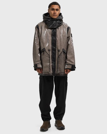 Cargo byxor Stone Island Fleece Cargo Trousers with Elastic Waist and Zipped Cuffs Svart | K2S153100021S0F24.V0029, 1