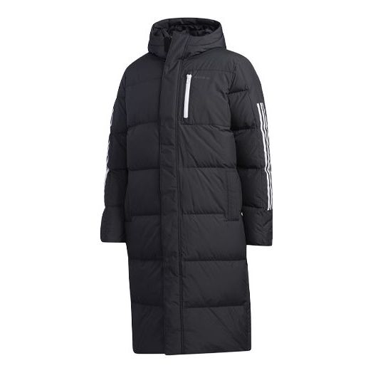 Parkas adidas Originals Sports Hooded Down Jacket Svart | GJ8844