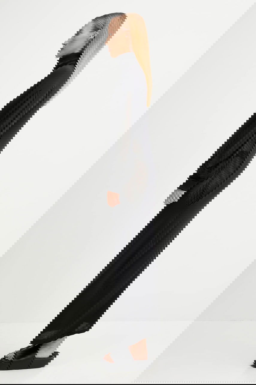 Klä Y-3 Y-3 Maxi Hooded Knit Dress Svart | JX2300, 1