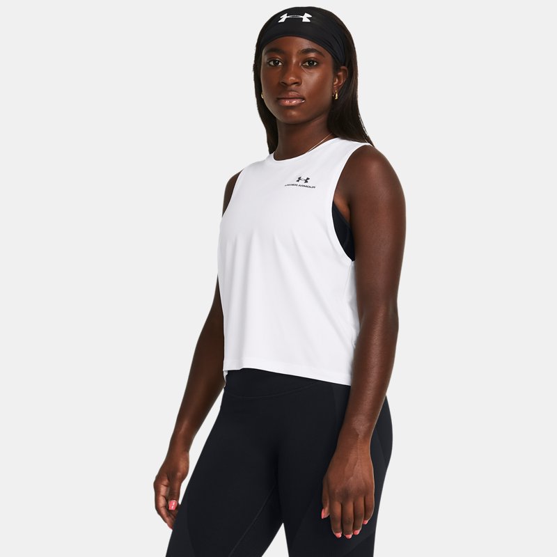 Linne Under Armour Tank Top Vit | 1383654-100