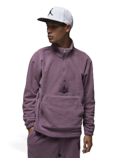 Sweatshirt Jordan Essentials Winterized Fleece Half-Zip Purpur | FD7863-508