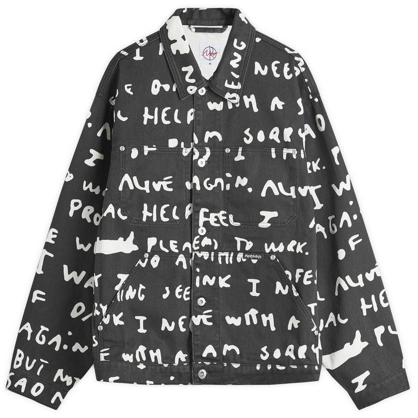 Jacka Polar Skate Co. Sad Notes Patrik Jacket Svart | PSC-F24-14