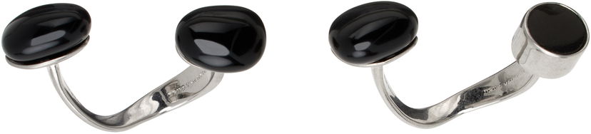 Smycke Dries Van Noten Dries Van Noten Open Ring Set Svart | 251-028214-092