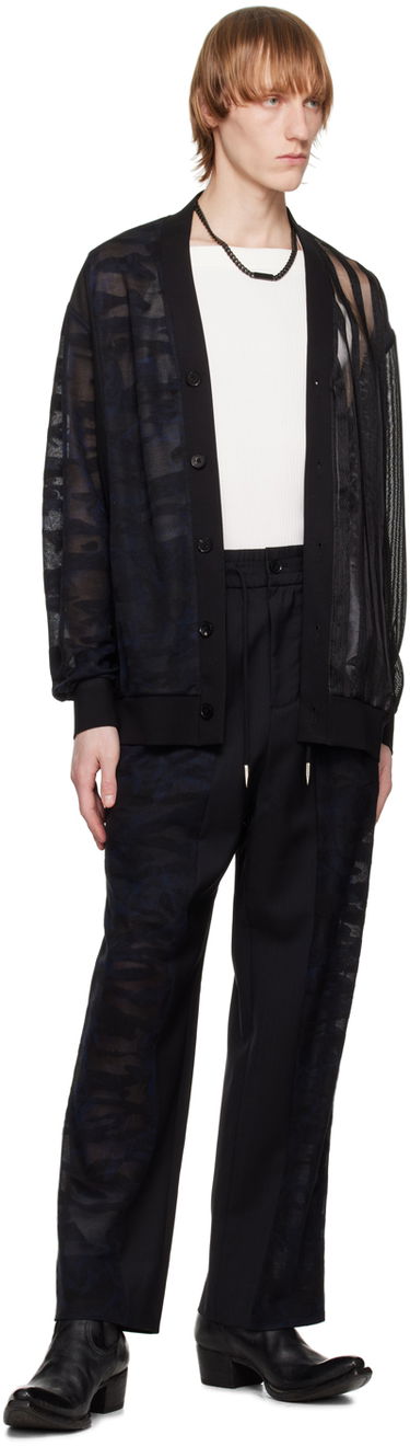 Byxor Feng Chen Wang Feng Chen Wang Paneled Trousers Svart | FMS15TR13, 3