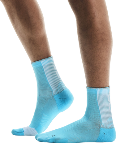 Strumpor On Running On Running Performance Mid Running Socks Blå | 2uf10053259, 0
