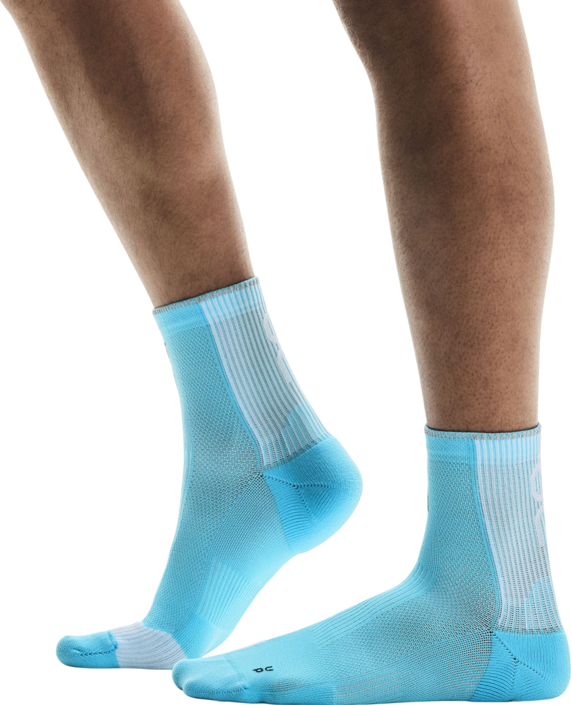 Strumpor On Running On Running Performance Mid Running Socks Blå | 2uf10053259