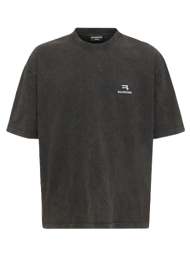 T-shirt Balenciaga B Medium Fit T-shirt Grön | 612966TLV991070