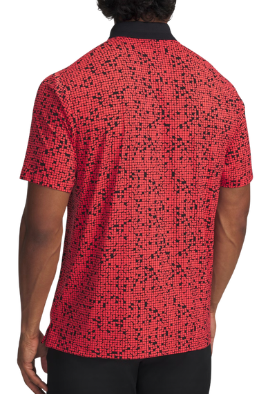 Polotröja Under Armour Drive Chill Printed Polo Röd | 1389597-713, 1