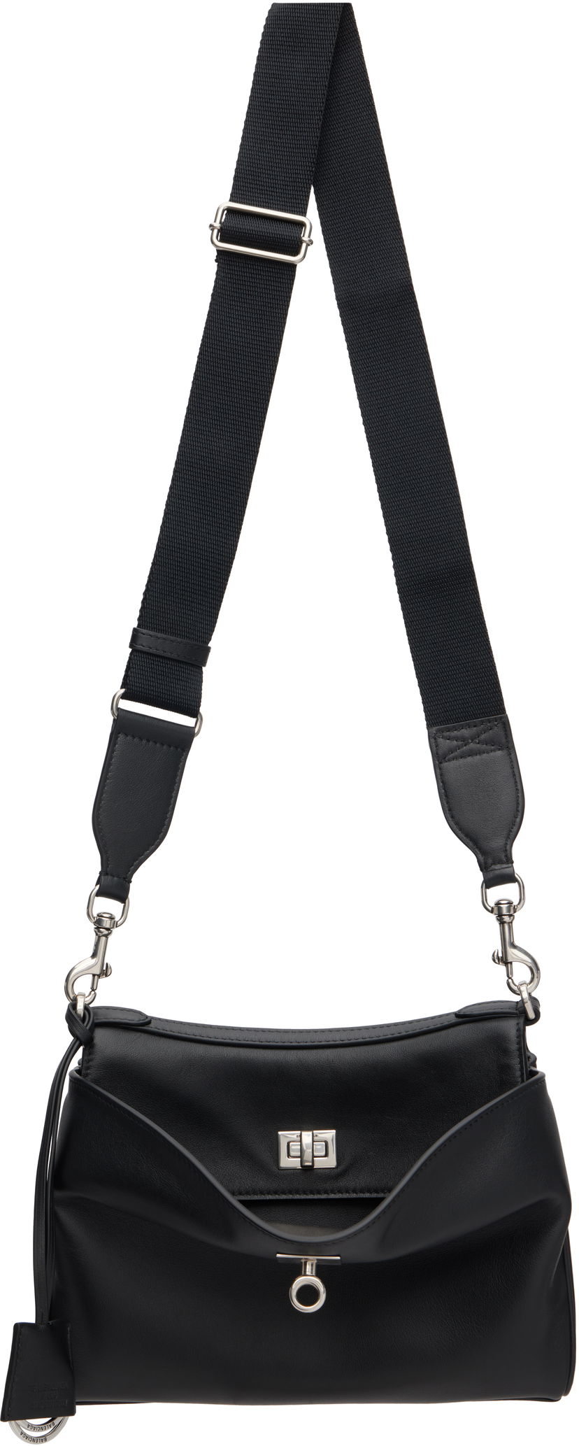 Axelväska Balenciaga Balenciaga Rodeo Messenger Bag Svart | 8275832ABOX1000