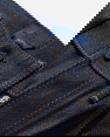 Jeans Stone Island Raw Selvedge Straight Denim Jeans Mörkblå | K2S15-J100008-S0J13 VJ200, 3