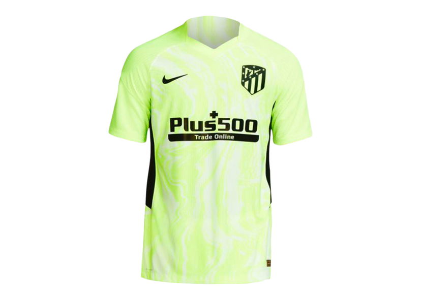 Jersey Nike Atletico Madrid 2020-2021 Vapor Third Jersey Neon Yellow Gul | CK7650-703