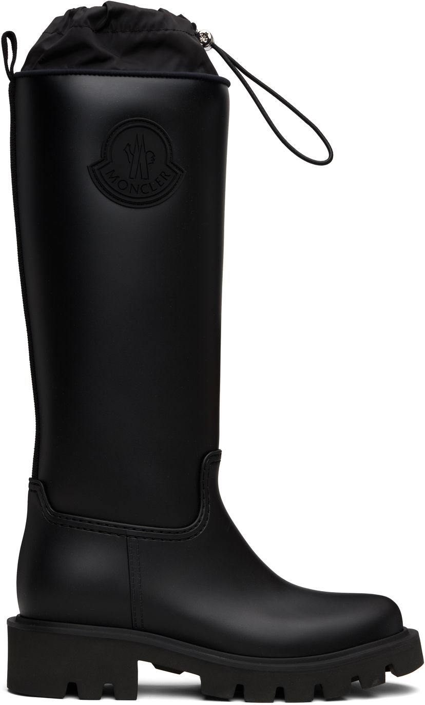 Kläder Moncler Moncler Kickstream High Rain Boots Svart | K209B4G00190M4522