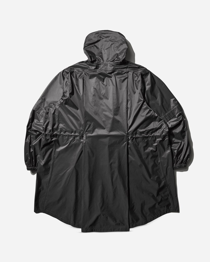 Regnrock ROA Packable Grid Rain Coat Svart | RBMW0503FA337 GRY0003