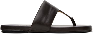 Tillbehör Marsèll Marsèll Spanciata Leather Thong Sandals Brun | MW7986 P017, 0