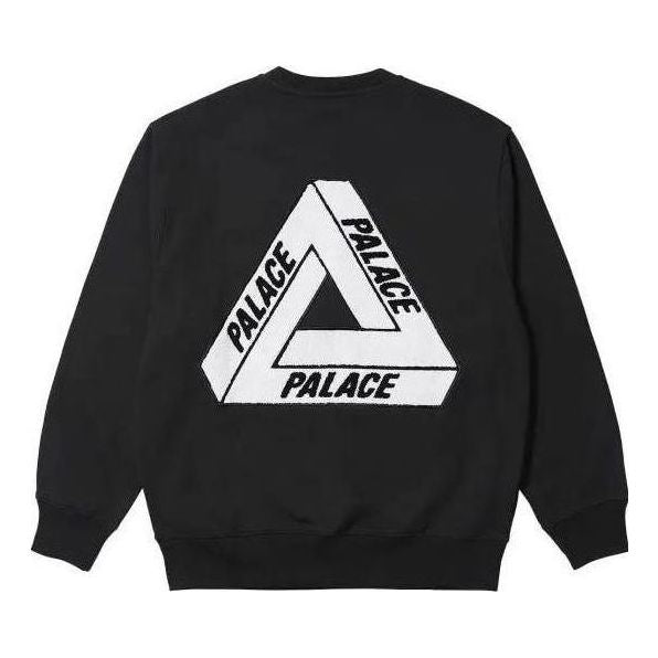 Sweatshirt Palace Fleece Sweatshirt With Logo Embroidery Svart | P24CS054, 0