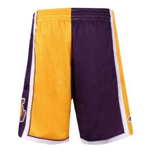 Shorts Mitchell & Ness Mitchell & Ness Los Angeles Lakers Split Swingman Shorts Purpur | SMSH4855-LAL09PPPPRYW, 0
