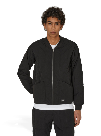 Jacka Dickies Quilted Jacket Svart | DK0A4YVJ BLK1