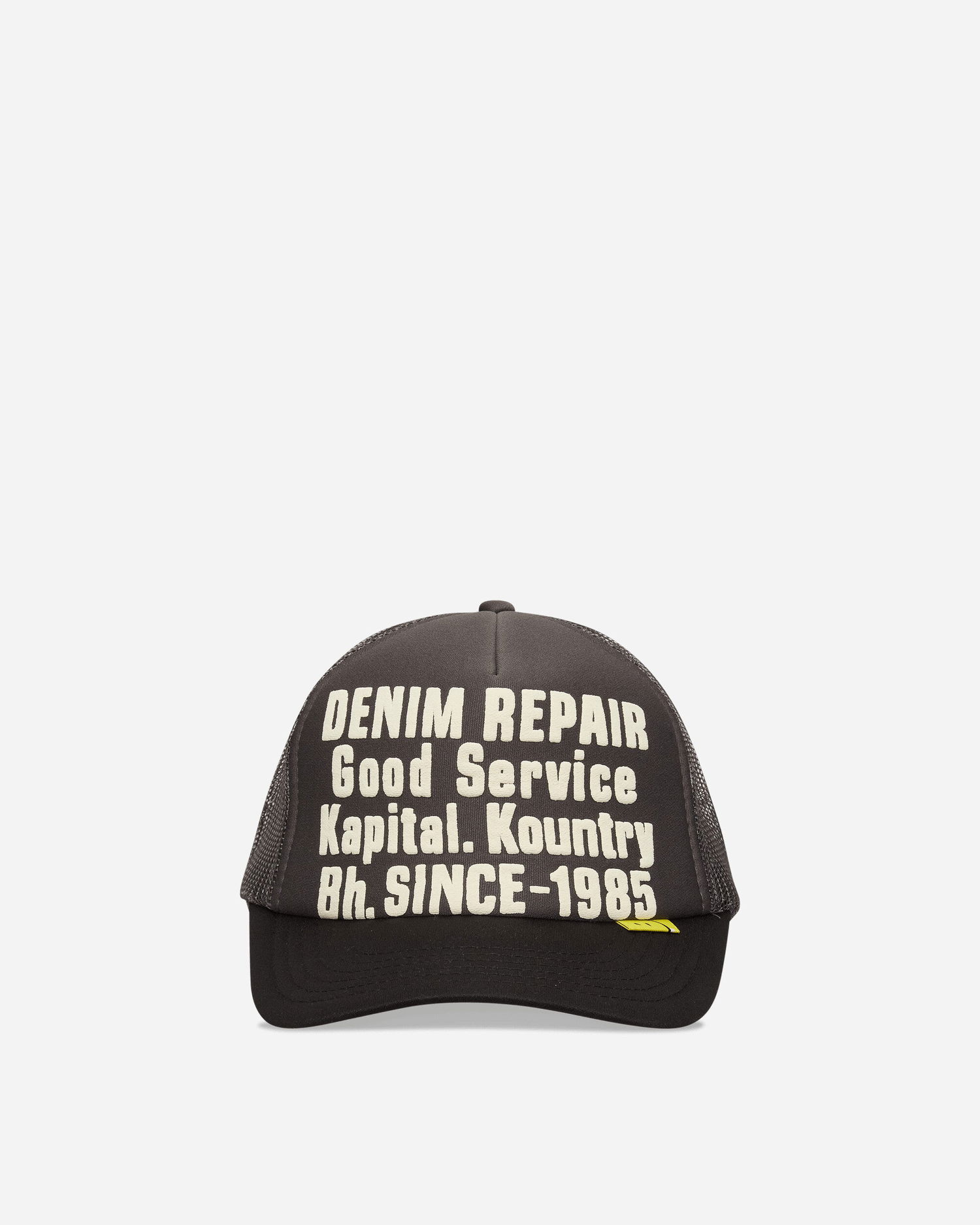 Keps KAPITAL Denim Repair Service Kapital. Kountry Track Cap Svart | EK-1732XH GRYXBLACK, 0