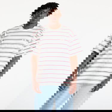 T-shirt Dickies Dickies Lewistown Stripe Short Sleeve T-Shirt Vit | DK0A4Z8SC481, 0