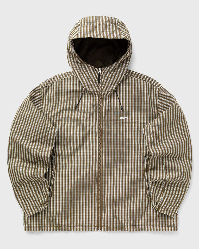 Jacka OBEY Vista Hooded Gingham Jacket Flerfärgad | 121800595-PDM