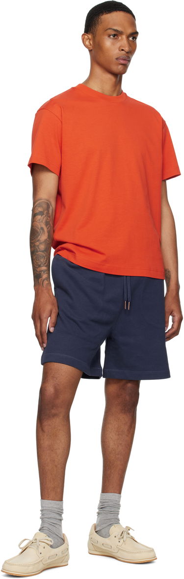 Shorts Moncler Moncler Genius x Gilga Farm Drawstring Shorts Mörkblå | K24028H0000289AUJ, 4